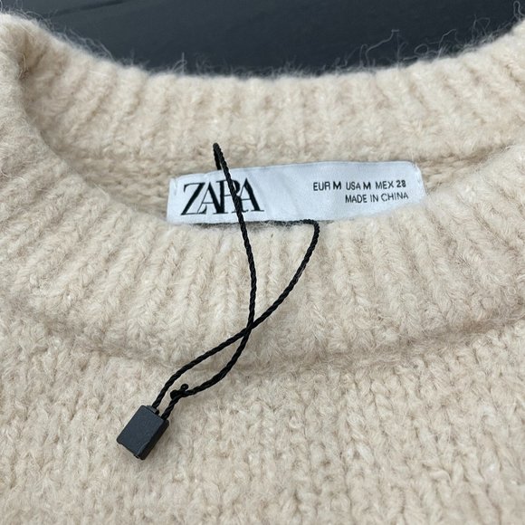 ZARA Cropped Knit Sweater - Picture 6 of 7